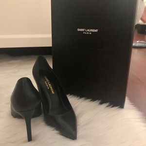 YSL black pumps